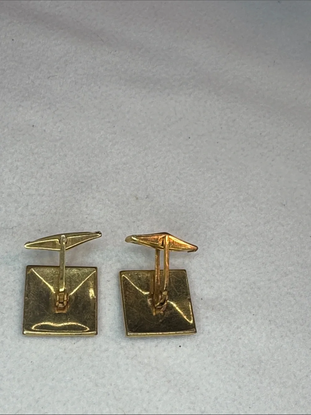 Gold and Black Bull Motif Cufflinks - Men Accessories